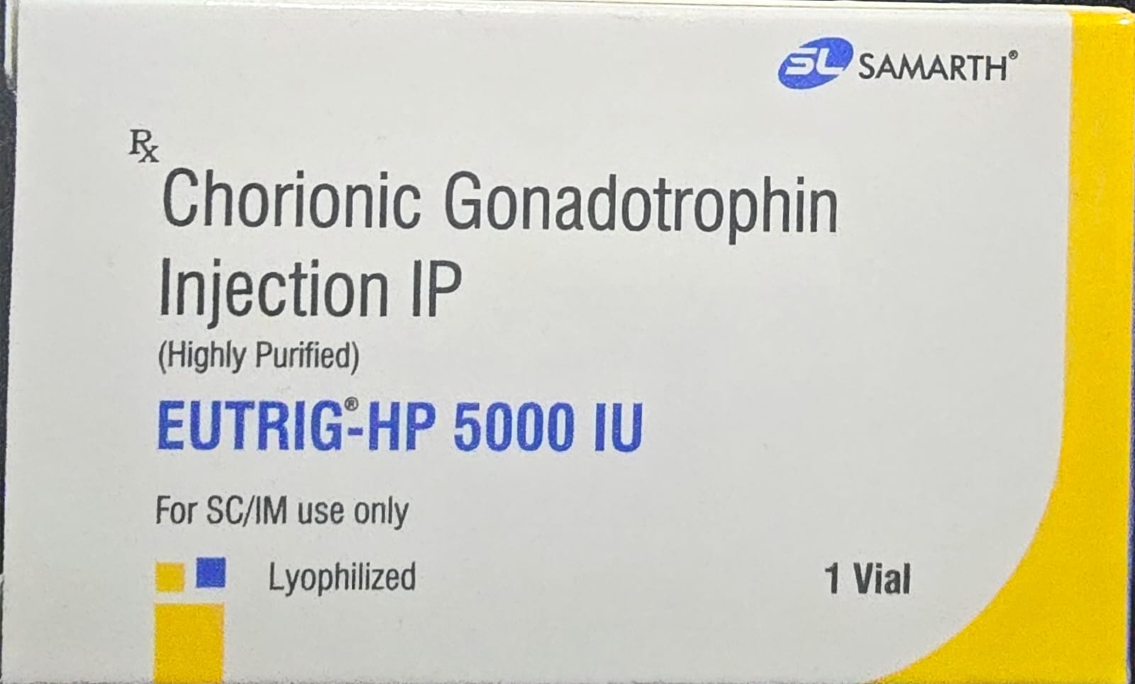 Chorionic Gonadotrophin Injection IP (EUTRIG-HP 5000 IU) Online in UK