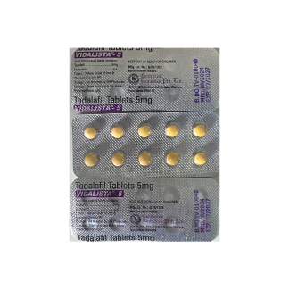 Tadalafil 5mg Tablets (Vidalista 5) – 30 Tablets